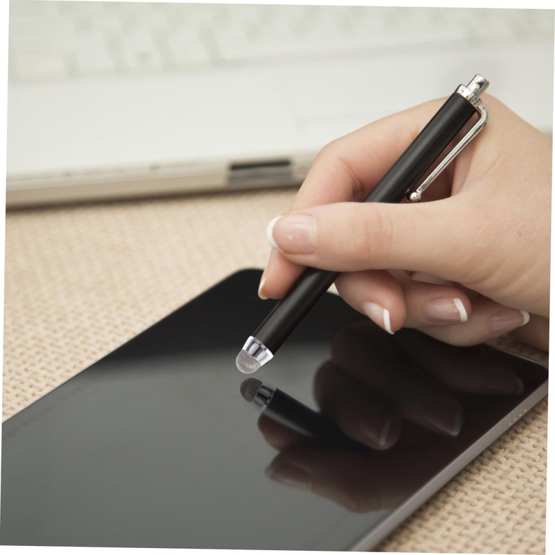 KOMBIUDA 8Pcs Durable Capacitive Stylus Pen Tips Fiber Nibs for