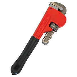 EZ-Flo 40155 Heavy-Duty Pipe Wrench, 10 inch Length, Red
