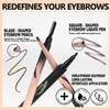 Microblading Eyebrow Pencils for Women, Angled Square Tip Liquid Eyebrow