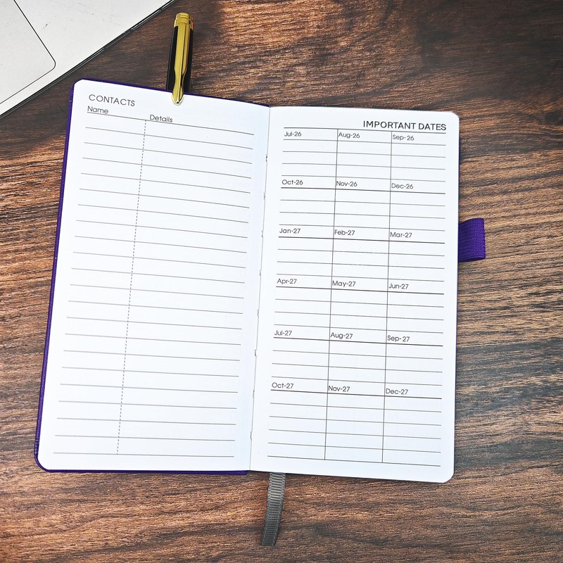 Diary 2026-2027 - 18 Month Mid Year Diary from Jul.