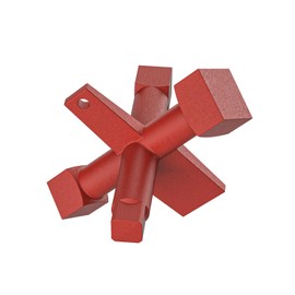 Ximoon 6 Way Cleanout Plug Wrench Replacement for Pasco J40042 Plumbing Wrench,Heavy Duty Iron countersunk Clean Out Plugs Drum Traps Plumbing Tool