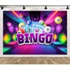 Loccor 5x3ft Fabric Bingo Backdrop Bingo Night Game Time Snooker