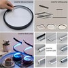 KSDLMPA 16.4Ft/5M Silicone LED Cover, Alumium Profile Silicone Channel Diffuser
