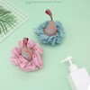 3 Pieces Ice Cream Bath Balls Kids Bath Shower Sponge