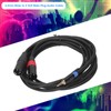 3.5mm Stereo Male to Dual 2 XLR Male Plug Connector