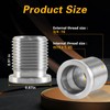 KPALAG 10PCS Stainless Steel Spark Plug Port Insert Installer Tools