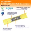 VANSIHO Heat Shrink Butt Connectors Set 24pcs 8 AWG Insulated