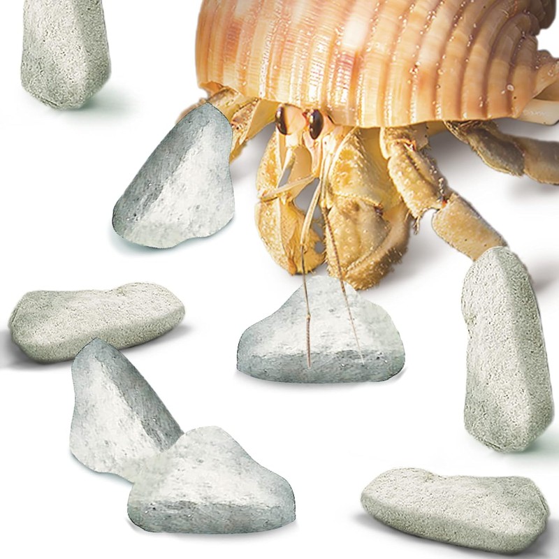 JOR 2 oz Hermit Crab Rocks, Natural Calcium Stones for