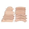 Wooden Train Track Set for Toddlers Assembly Kit Building Toys