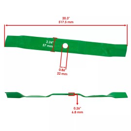 Caltric 40" Deck Mulching Blade for Murray 405012 405002x31 240000x00 7800295 7800297