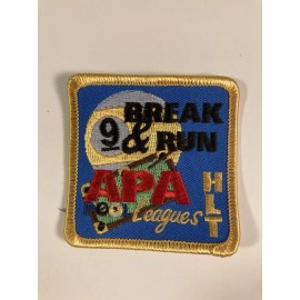 APA Leagues HLT Break and Run 9 Ball Patch - American Poolplayers Association