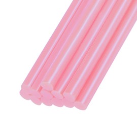 Rebower Hot Glue Sticks Mini Glue Hot Melt Glue Gun Sticks for Arts Crafts DIY Card Making - 7mm x 100mm Pink 12pcs