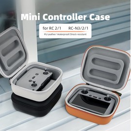 Lokyoyo Case for DJI RC2/ RC1/ RC-N3/ 2/1 Remote Control, Premium Portable Storage Bag for DJI FLIP/Air 3S/ Neo Accessories, Portable Storage Case for DJI Remote Control (Orange)