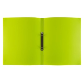 Idena 10435 Ring Binder in DIN A4 Format, with 2-Ring Mechanism, 20 mm Spine Width, Light Green, Pack of 1