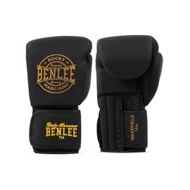 Benlee Leather Boxing Gloves Wakefield Black/Gold 12 oz
