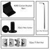 4080 Corner Bracket Connector Set for 4080 8080 Aluminum Extrusion