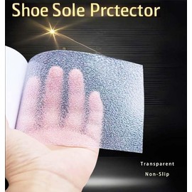 YangYangDS Sole Protector 2 Pairs Non-Slip Anti-Crease Easy Application Durable Non-Residue Crystal Clear Sole Guard Protectors