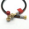 Camping gas Adaptor & 0.75m (30") Caravan Pigtail Hose For