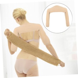 FRCOLOR Long Sleeve Arm Shaper Elastic Sleeves for Posture Support Slimming Back Shoulder Breathable Comfortable for Improving Hunchback Issues