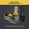 VKTRY Gold Performance Insoles–Customized Carbon Fiber Inserts, Cleated Shoes–Football, Baseball,