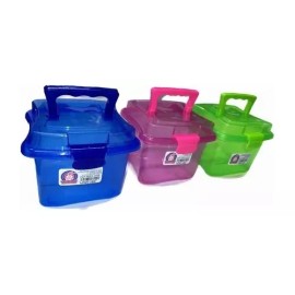 60 Cajita Loncheras De Plástico Para Dulces Y Fiestas