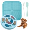 OT-NVWOZR Dog Puzzle Slow Feeder Toy with Licky Mat for