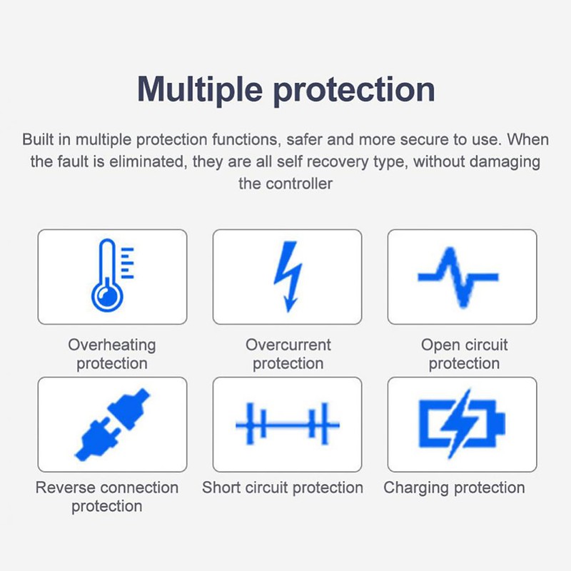 Solar Controller 12Volt/24Volt Automatic Identification Solar ReCharger LCD Display Solar