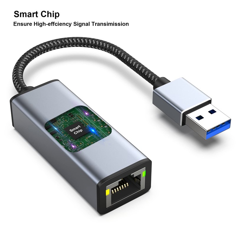 BENFEI Wired LAN Adapter USB 3.0 to Ethernet Adapter, USB