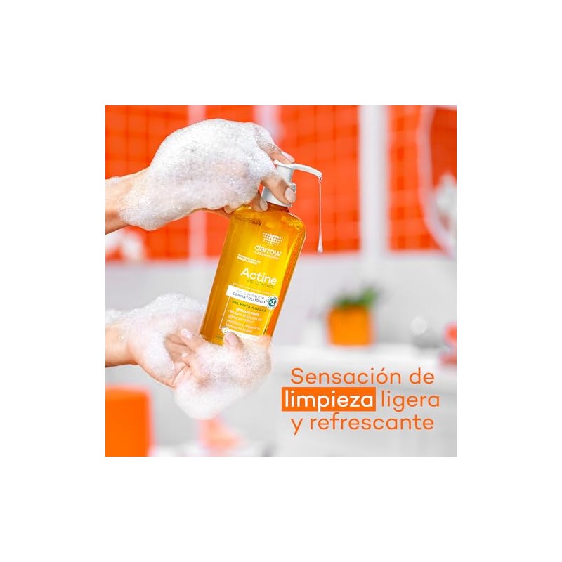 Darrow Actine Oil Control Gel Limpiador Dermatológico Piel Mixta Grasa