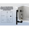Artiwell 1-1/2" Black Tubular Bath Drain Kit with Tip-Toe Bath