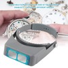 Headband Reading Magnifier with Four Optical Glass Lenses Jewelry Repair