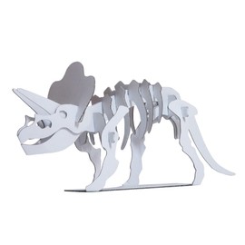 hacomo kids dinosaur series triceratops cardboard craft kit