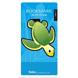 Turtle Clip Over The Page Bookmarks 2 Pack for Kids Students Girls Women - Cool Cute Bookmark - Unique Gift Idea - Funny Book Marker -Reading Accessory for Book Lovers Line Marker Page Marker