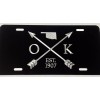 Diamond Etched Products Engraved Oklahoma OK State Car Tag Diamond