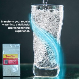 Kegconnection, LLC - Topo Clone Sparkling Water Minerals Kit - Water Enhancer with Essential Minerals with 5 Gallon Output