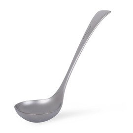 iBasingo A-Ti1074T Titanium Soup Spoon, Total Length 7.7 inches (19.5 cm), One-Piece, Ultra Lightweight, Cooking, Cooking, Camping, Picnics, BBQs, Cooking, Kitchen