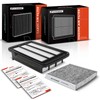 A-Premium - Filtro de aire para motor y cabina de