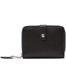 Picard Pure 1 Women's Purse Made of Cowhide Leather Medium with Press Stud Purse Everyday Going Out, black, purse