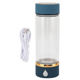 Hydrogen Water Bottle 420ml Rechargeable SPE PEM Technology Portable Hydrogen Rich Water Glass Cup for Home Outdoor