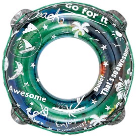 Ikarashi RLB-170V Tie Dye Beach Ukiwa 27.6 inches (70 cm) with Rope