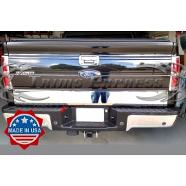 Trims Express 2009-2014 Ford F-150 Tailgate Molding Trim Accent Door Cover Rear 1Pc 6 1/4"