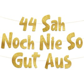 Funny 44 Never Looked So Good 44th Birthday Party Supplies