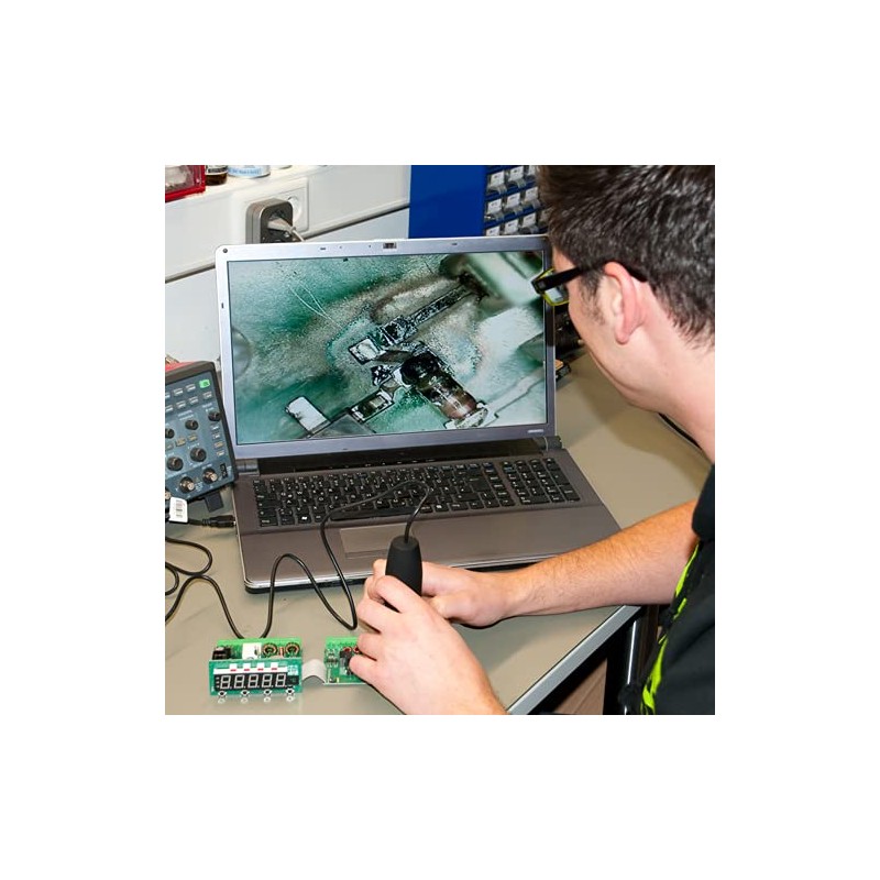 USB Microscope PCE-MM 800 for Computer Display / Maximum Resolution