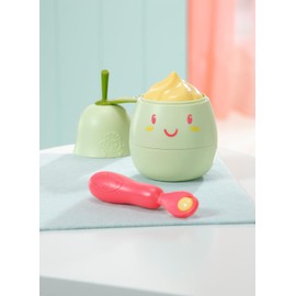 Baby Annabell Lunch Time Feeding Set 707494 - Pear-Shaped Feeding Lunch Box for 36cm and 43cm Baby Annabell - Require 3 LRAA (Included) - Suitable for Kids From 3+ Years