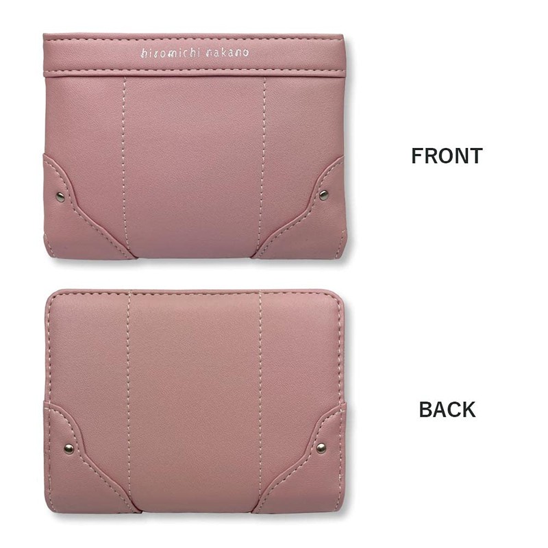 Hiromichi Nakano 6hnl74 Soft Synthetic Leather Bi-Fold Wallet, Zip Around