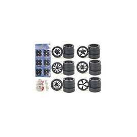 Other Custom Wheels for 1/24 Scale Cars and Trucks 24pc Wheels & Tires Set