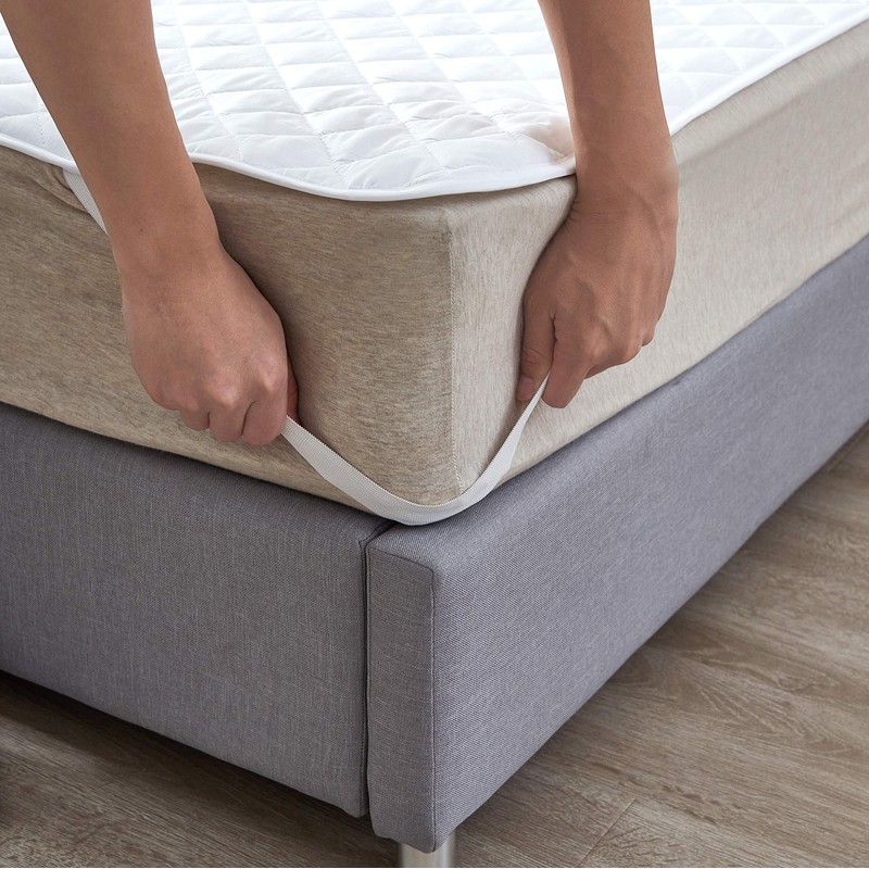 Elif Home Goods Elif Size Protector De Colchón, Impermeable, Acolchado