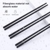 Boao 12 Pairs Reusable Fiberglass Chopsticks, Dishwasher Safe Lightweight Chopsticks