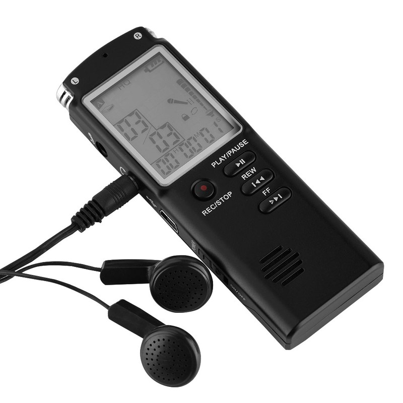 Multifunctional Voice Recorder Intelligent LCD Audio Recording Pen HD Player