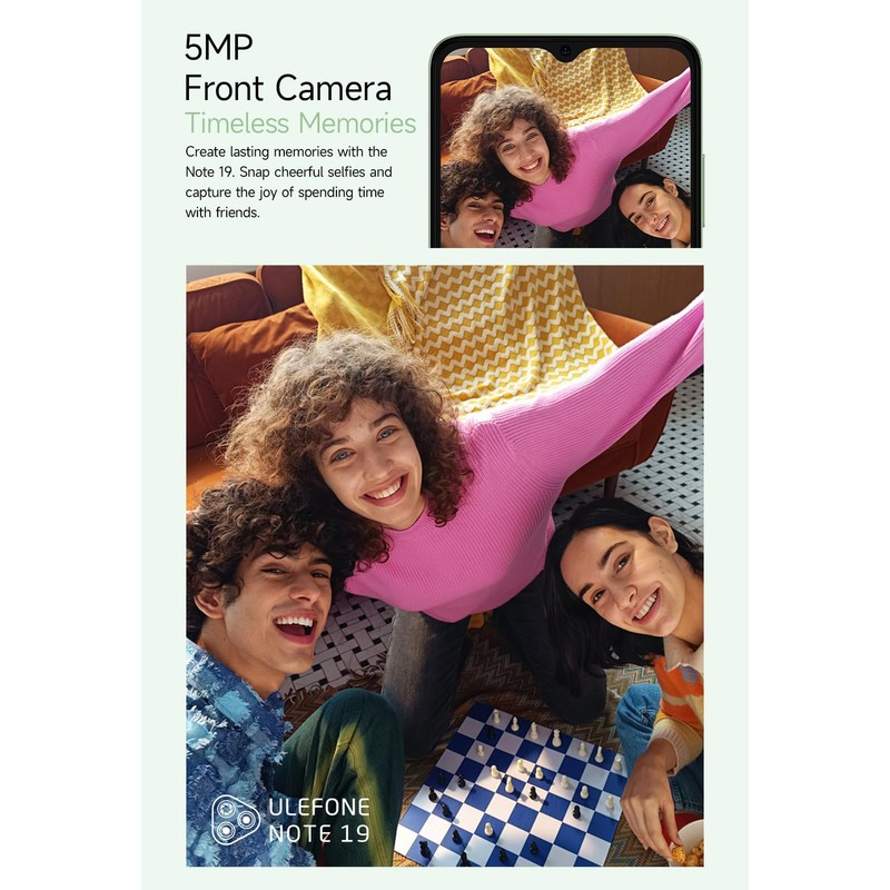 Ulefone Android 14 4G Smartphone without Contract Note 19, 3
